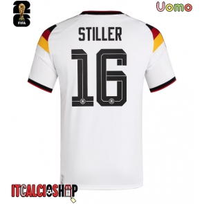 Germania Angelo Stiller #16 Prima Maglia Mondiali 2026 Manica Corta